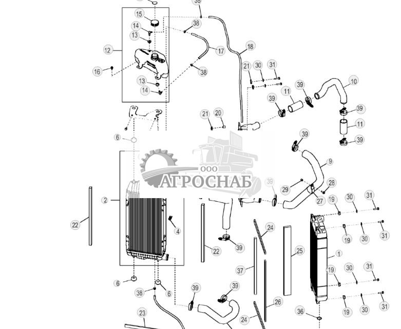 Комплект элементов системы охлаждения - ST2487 61.jpg